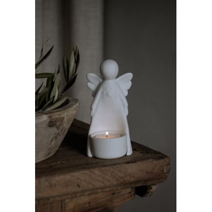 Majas Cottage Ängel Ljushållare Vänskap Gåvobox 