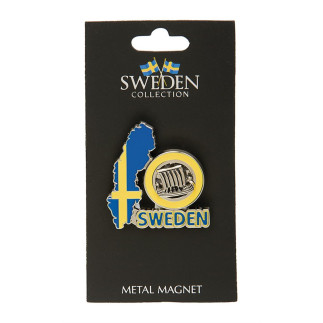Magnet Karta Spin Skepp Sweden