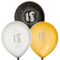 Ballong 18 år 6-pack Latex Ballong 18 år 6-pack Latex