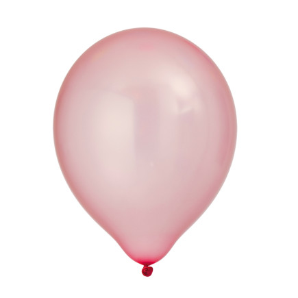 Ballong Rosa Pearl Pärlemo 8-pack Latex