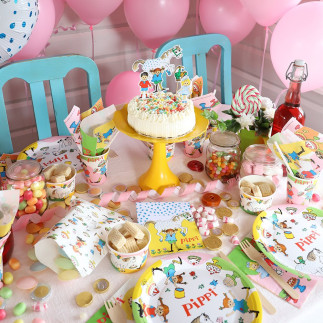 Ballong Pippi Långstrump Rund Folie