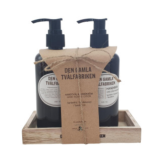 Presentset Handtvål/Handkräm Sandelträ 300 ml