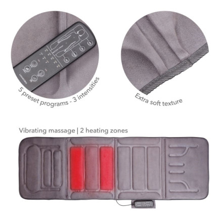 Massagemadrass 175x57x3,5 cm Lanaform
