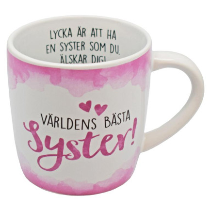 Mugg VÄRLDENS BÄSTA SYSTER