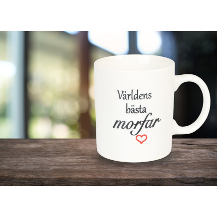 Mugg Världens bästa morfar