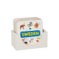 Glasunderlägg Sverige Sweden Älg 6-pack i låda