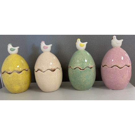 Påskägg Godisskål Grön Porslin 14 cm