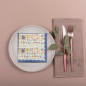 Servetter Blommor Blå 33x33 cm 20-pack 