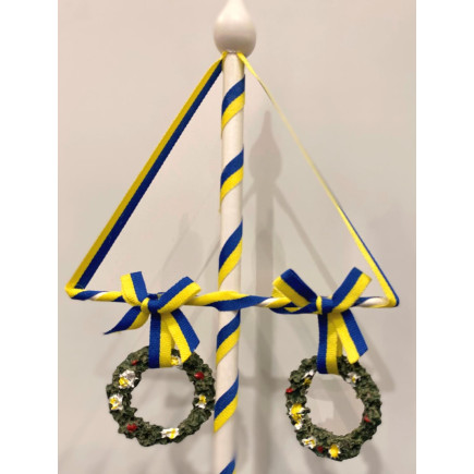 Midsommarstång Trä/poly 37 cm