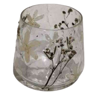 Ljushållare Blommor Glas 11 cm