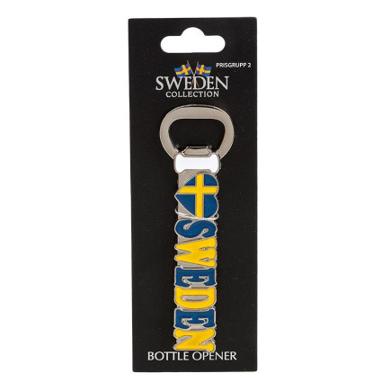 Magnet Souvenir Kapsylöppnare I Love Sweden