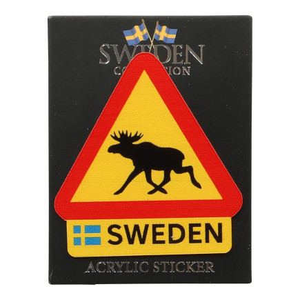 Sticker Älg Klistermärke Souvenir