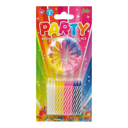 Ljus Tårtljus 24-pack