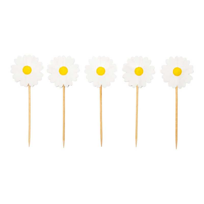 Tårtdekoration Prästkrage 10-pack Tårtdekoration Prästkrage 10-pack