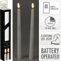 Ljus 2-pack LED Vita 27 cm Ljus 2-pack LED Vita 27 cm
