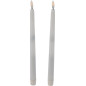 Ljus 2-pack LED Vita 27 cm Ljus 2-pack LED Vita 27 cm