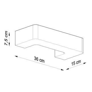 Vägglampa keramisk MAGNET