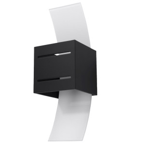 Vägglampa LORETO svart