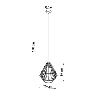 Pendel lampa DEMI svart