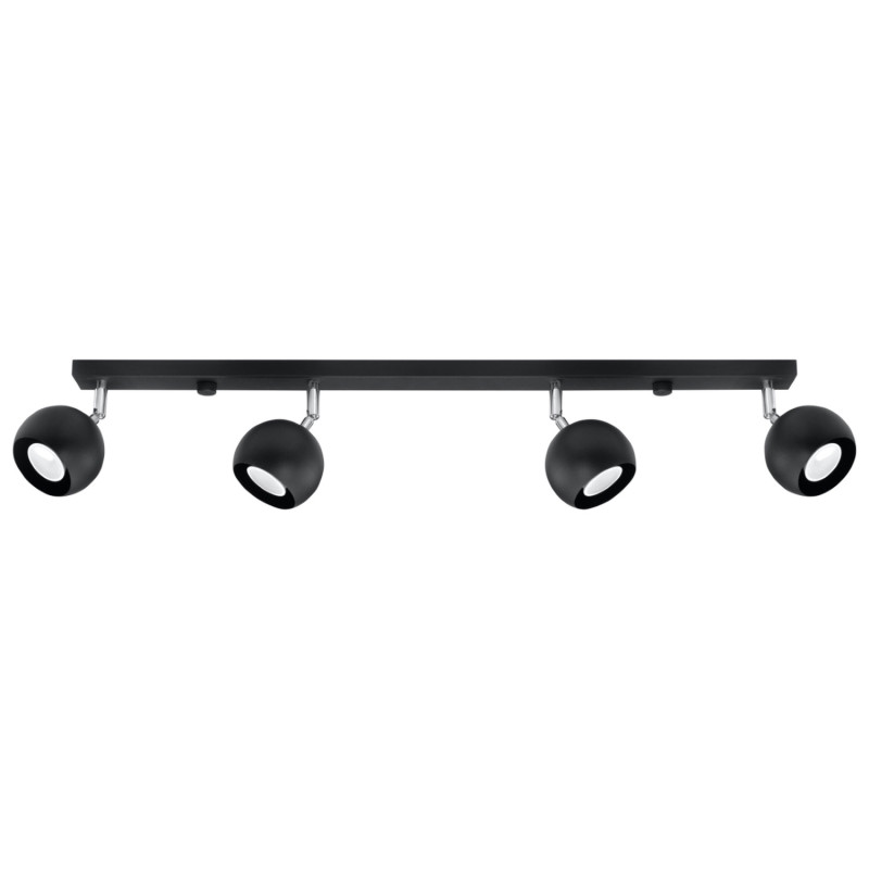Taklampa OCULARE 4L svart