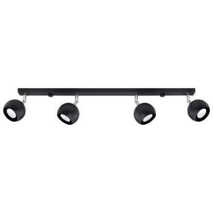 Taklampa OCULARE 4L svart