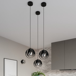 Pendel lampa TULOS 3L svart