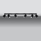 Taklampa MERIDA 6L svart Taklampa MERIDA 6L svart