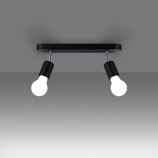 Taklampa FORNES 2 svart