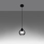 Pendel lampa ALINO 1 svart