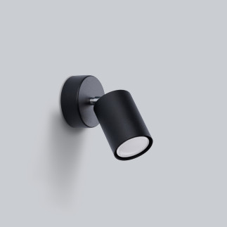 Vägglampa LEMMI 1 svart