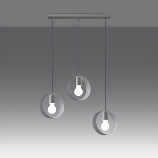 Hängande lampa TITRAN 3 biała