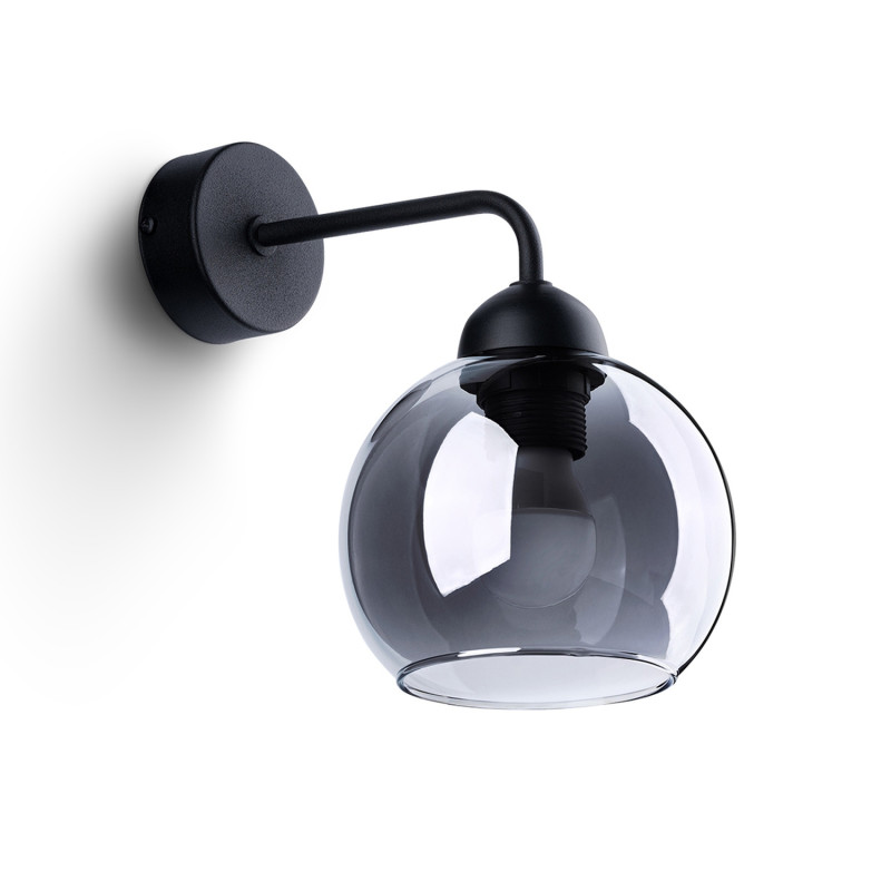 Vägglampa ALINO 1 svart