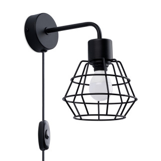 Vägglampa SUBA svart