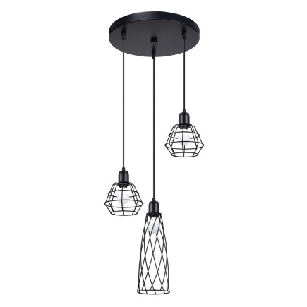 Taklampa SUBA 3P svart