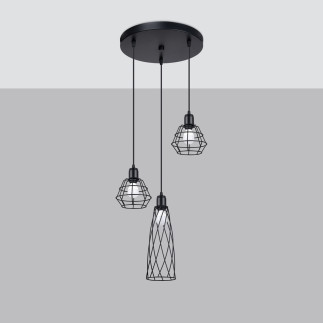 Taklampa SUBA 3P svart