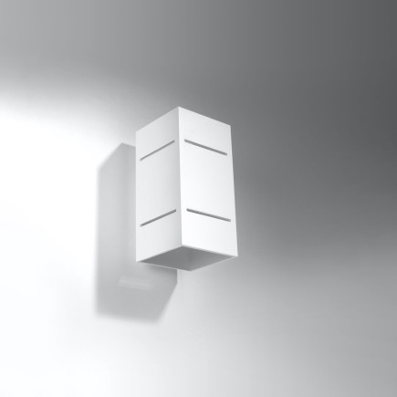 Vägglampa BLOCCO vit