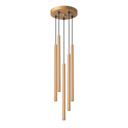 Taklampa PASTELO 5P guld