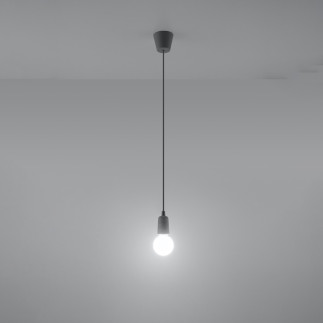 Pendel lampa DIEGO 1 grå