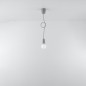 Pendel lampa DIEGO 1 grå Pendel lampa DIEGO 1 grå