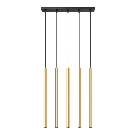 Taklampa PASTELO 5L polerat guld