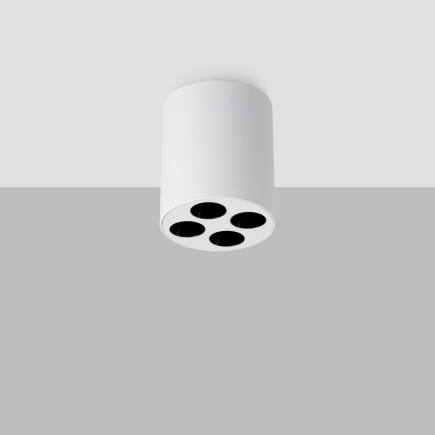 Taklampa ZOE vit LED