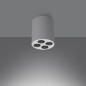 Taklampa ZOE vit LED