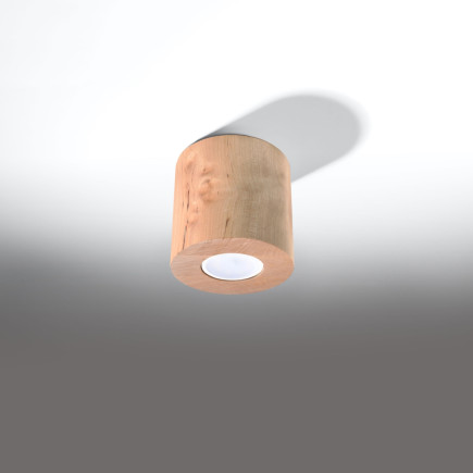 Taklampa ORBIS naturligt trä