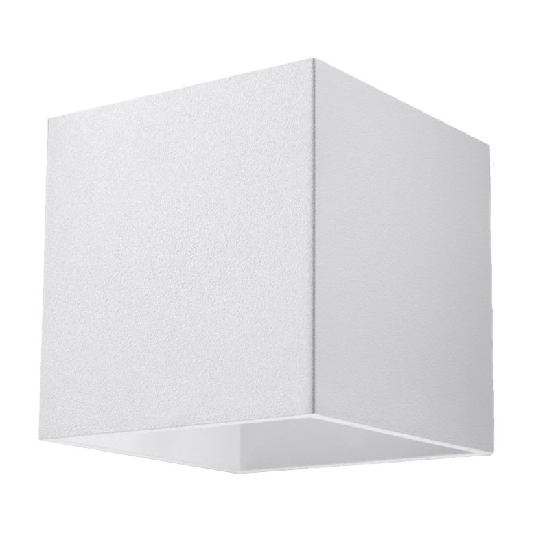 Vägglampa QUAD 1 vit