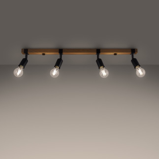 Taklampa ZUCA 4 svart