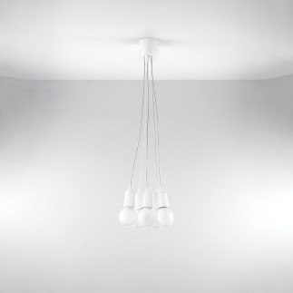 Pendel lampa DIEGO 5 vit