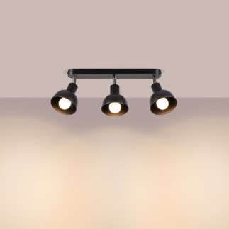 Taklampa ELBA 3 svart