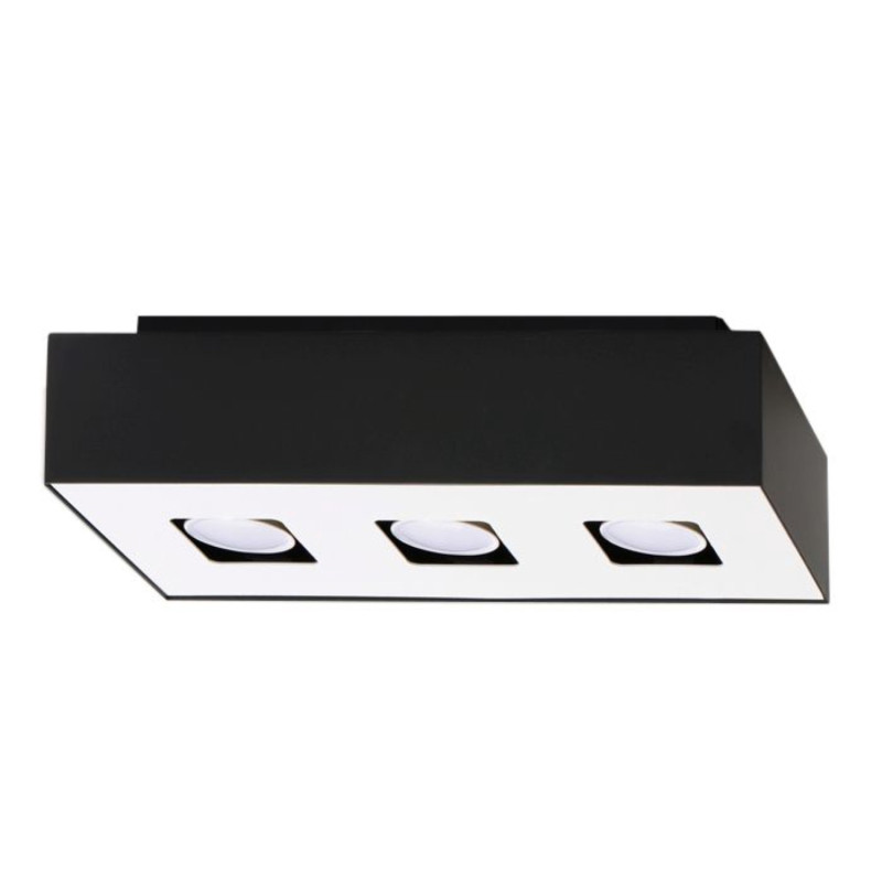 Taklampa MONO 3 svart