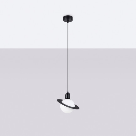 Pendellampa HYPERION 1 svart