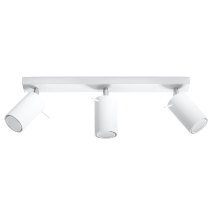 Taklampa RING 3 vit